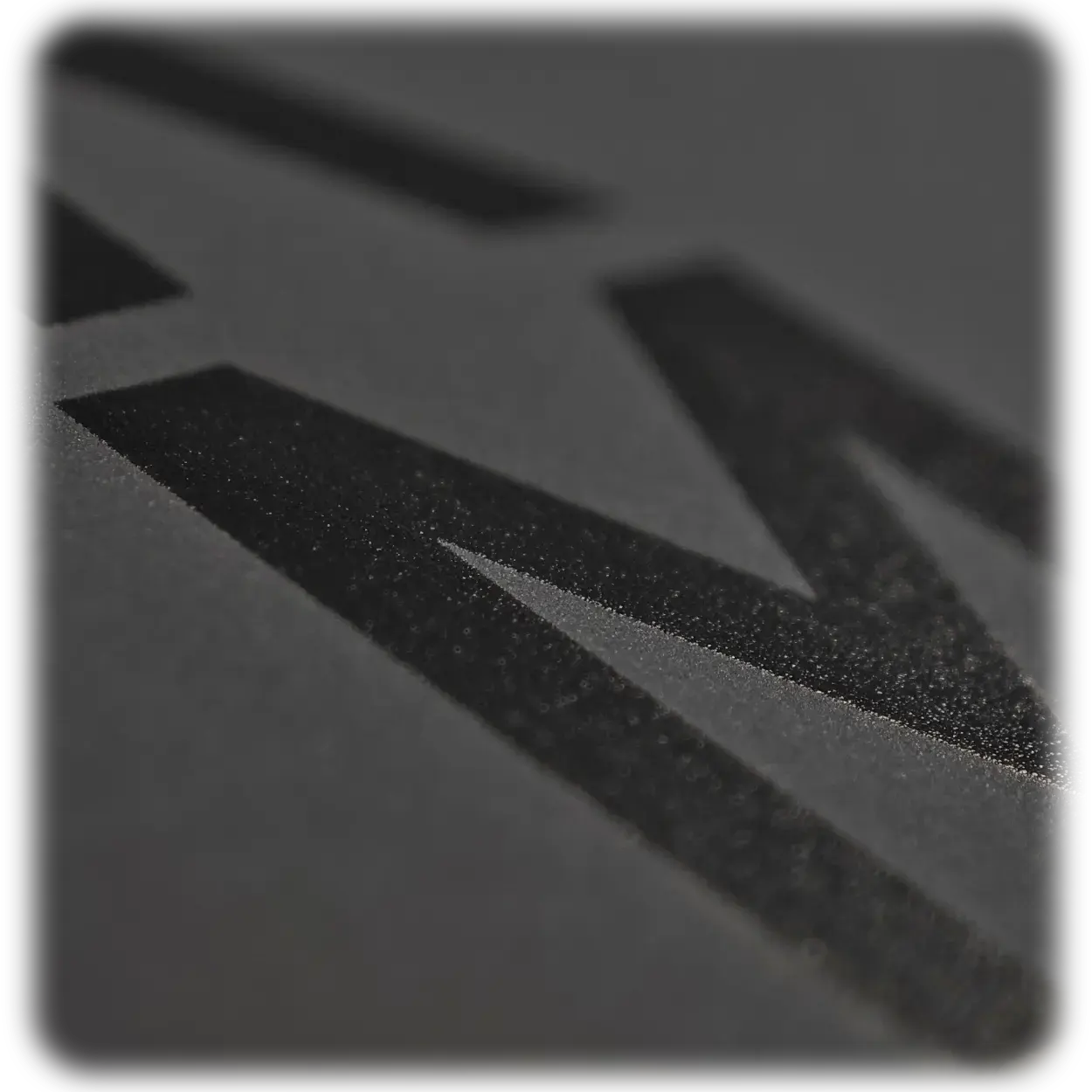 Vertical Initials — Black on Black thumbnail 3